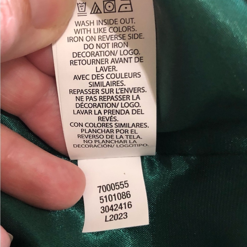 The Children’s Place Girls Holiday Dress 5T Black Velvet Green Plaid Sleeveless - Picture 7 of 8